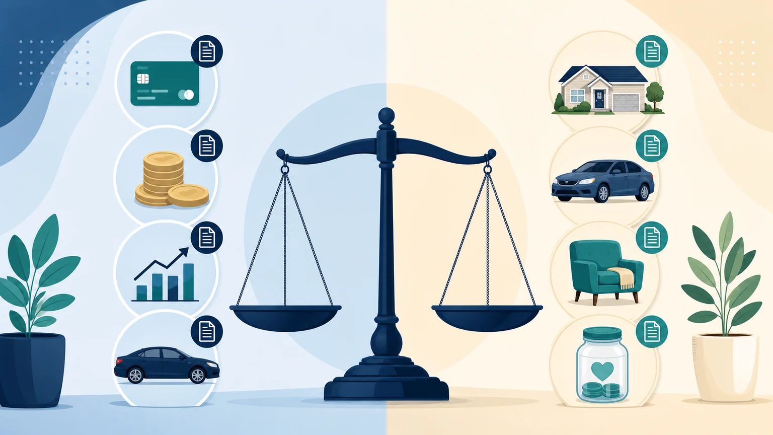 Diagram separating common countable SSI assets from potentially excluded resources